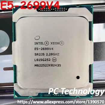 Orijinal Intel Xeon işlemci cpu E5-2699V4 E5-2699 V4 resmi sürümü LGA2011-3 22 Çekirdekli 2.2 GHz 55 MB E5 2699V4 E5 2699 V4