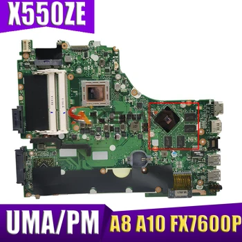 ASUS İçin X550ZE X550ZA Laptop Anakart X550Z X750Z K555Z VM590Z A555Z X750DP K550D A8 A10 FX7600P ana kart LVDS/EDP UMA/PM