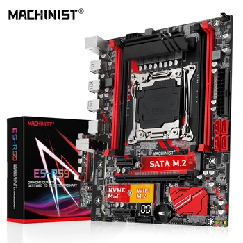 MAKİNİST E5 RS9 Anakart Desteği Xeon E5 V3 V4 LGA 2011-3 CPU İşlemci DDR4 RAM Dört kanal ve SATA / PCI-E M. 2 Yuvası