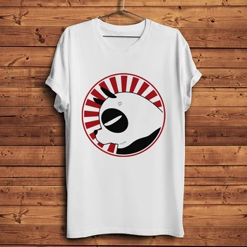 Saotome Genma Panda Ranma 1/2 Komik Anime t shirt Erkek Homme Yeni Beyaz Rahat Gömlek Unisex Streetwear Kawaii Otaku Tee