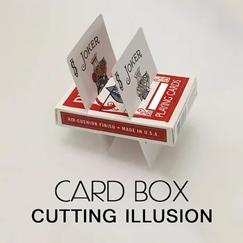 Kart Kutusu Kesme Illusion Sihirli Hileler Anında Sıfırlar Kart Magia Sihirbaz Yakın Sokak Yanılsama Hile Mentalism Sahne