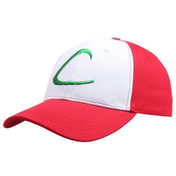 Kül Ketchum Cosplay Şapka Nakış Beyzbol Şapkası Ayarlanabilir
