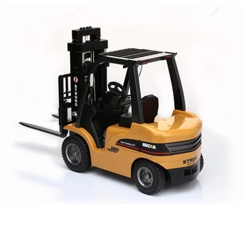 2022 Ucuz Huına 1577 RC Forklift Simülasyon Alaşım Versiyonu Metal 2.4 G 8CH Kablosuz Kamyon Oyuncak Çocuklar İçin