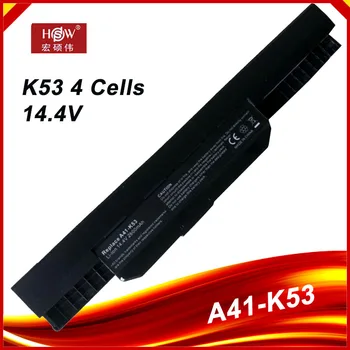 14.4 V A41-K53 pil için ASUS X54HR X54C X54H A54C X54HY A54H serisi