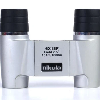 Agnicy Nikula Nicholas 6x18 Sabit Odak Dürbün Taşınabilir Açık HD Görünümlü Gözlük Teleskop