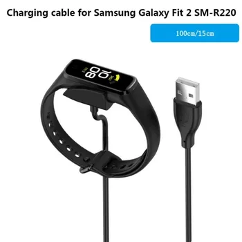 15/100cm Şarj Kablosu Samsung Galaxy Fit 2 İçin SM-R220 Yedek Akıllı izle Bilezik Şarj Adaptörü Dock Aksesuarları