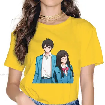 Copie De Sawako Uçucu O Yaka TShirt Kimi Ni Todoke Japon Kampüs Aşk Anime Saf Pamuk Orijinal T Shirt Kız 4XL Büyük