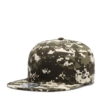 Yeni Yaz Camo Ayarlanabilir Taktik Kap Kaya Hip Hop Sokak Kaykay Beyzbol Kapaklar Eğlence Ayarlanabilir Şapka Ribaund Şapka