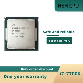 Intel Core i7-7700K i7 7700K 4.2 GHz Dört Çekirdekli sekiz iplik CPU işlemci 8M 91W LGA 1151