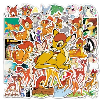 10/30/50 ADET Disney Bambi Karikatür Çıkartmalar Graffiti Çıkartmaları Dizüstü Bilgisayar Kaykay Gitar Karalama Defteri su geçirmez Etiket Çocuk Oyuncak