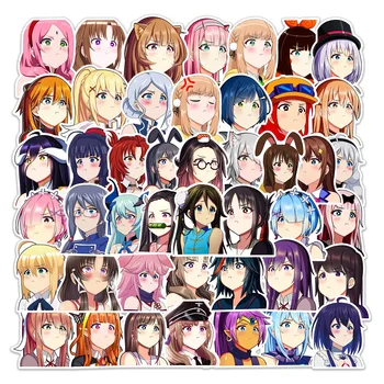 10/30/50 adet Mix Kawaii Anime Kız Çıkartmalar Sevimli Karakter Karikatür Çıkartmaları Çocuk Oyuncak Dizüstü Dizüstü Bagaj Araba su geçirmez etiket