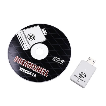 USB kart okuyucu Dönüştürücü Sega DC Dreamcast TF Kart Oyun Oyuncu Adaptörü+CD DreamShell önyükleyici Marka Yeni Yükseltme