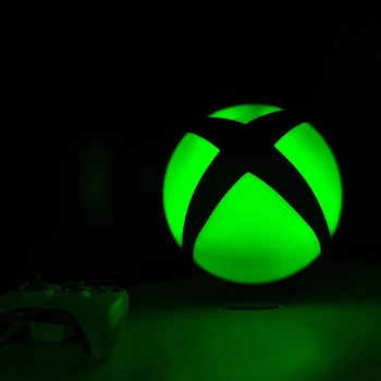 3D led ışık Xbox Oyun Simgesi Neon Gece Lambası RGB Yanıp Sönen Serin Hediye Masaüstü Kurulum Bilgisayar Arka ışık Odası Dekorasyon