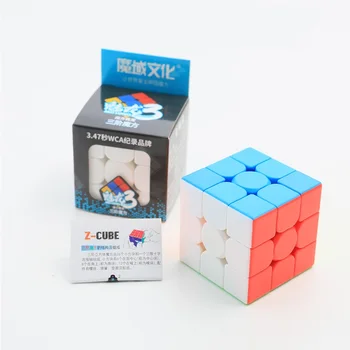 Orijinal Moyu meilong 3 5.5 cm 3x3x3 Sihirli Hız Küp Bulmaca stickerless 3x3 Profesyonel Cubo Magico Eğitici Çocuk Oyuncakları