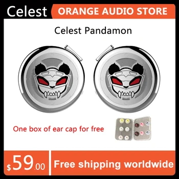 Kulak Monitör Celest Pandamon Düzlemsel 10mm Kare Düzlemsel Sürücü + 1BA Kulaklık Kulaklık 