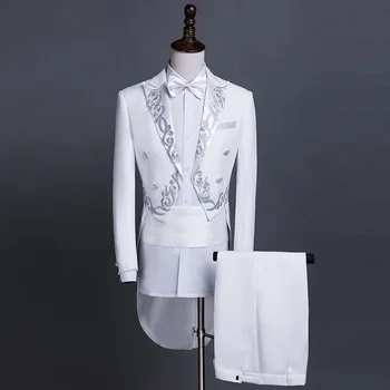 Özel Yapılmış Damat düğün elbisesi Blazer Takım Elbise Pantolon İş High-end Klasik Elbise Pantolon SA06-5599