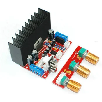 TDA7377 2.1 ch Amplifikatör Tek Güç Bilgisayar Süper Bas 2.1 Amplifikatör Kurulu 3 Kanal ses amplifikatörü DIY Paketi