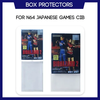 Kutu Koruyucu N64 Japon Oyunları CIB Komple Kutu 0.4 mm Custom Made Şeffaf Plastik Kasa