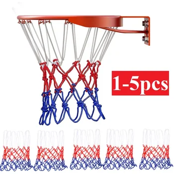 1-5 adet basketbol potası ağı Naylon Standart basketbol potası ağı Powered basketbol potası Sepeti Jant Net Powered Hoop Sepeti Jant Net