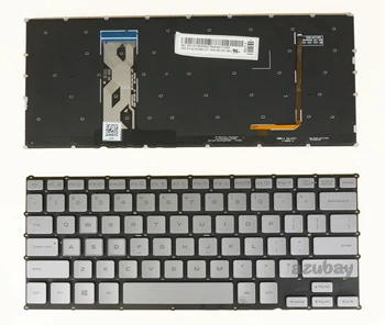 ABD Dizüstü Klavye Samsung 850XAC NP850XAC 9Z. NC4BN. C01 NSK-MTCBN Kırmızı Arkadan Aydınlatmalı Gümüş Renk Yeni