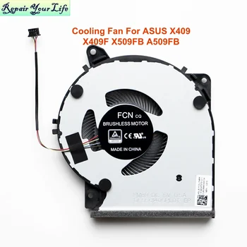 Bilgisayar PC CPU Soğutma Fanı ASUS X409 X409F X509 X509F A509 X409FA X409FJ X509FB A509FB Dizüstü Bilgisayar CPU Fan Soğutucu Radyatör 5V