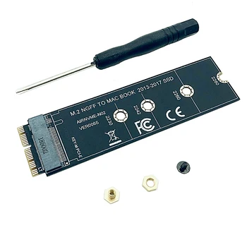 M anahtar M. 2 NGFF PCIe AHCI SSD adaptör kartı için MACBOOK Hava 2013 2014 2015 2017 A1465 A1466 Pro A1398 A1502 A1419 2230-2280 SSD M2