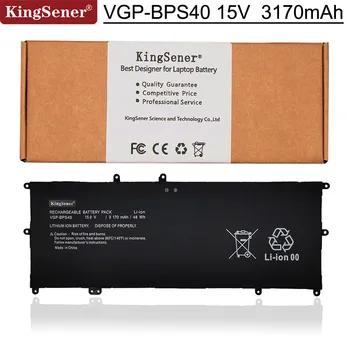 KingSener VGP-BPS40 Laptop Batarya SONY Vaio Flip 14A SVF14N SVF 15A SVF15N17CXB VGP-BPS40 15V 3170mAh Ücretsiz 2 Yıl Garanti