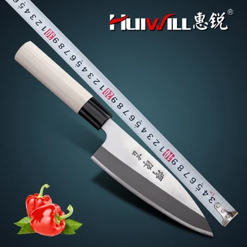 Lüks Profesyonel Deba Bıçağı Balık Bıçağı Japon Sashimi Suşi Somon Sığır Bıçağı Pişirme Cleaver Bıçak