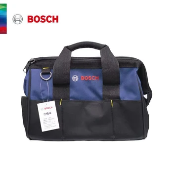 Bosch alet çantası mavi artı siyah taşınabilir omuzdan askili çanta elektrikli matkap, açılı taşlama yumuşak çanta ambalaj.