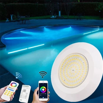 RGB LED Yüzme havuz ışığı Gece Lambası Akıllı APP Açık / Kapalı sualtı ışığı Çeşme peyzaj ışığı Piscina Luz Spot