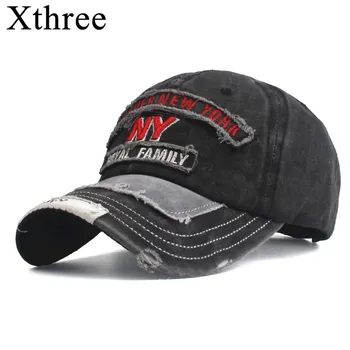 Xthree erkek beyzbol şapkası kadınlar için snapback şapka nakış kemik kap gorras rahat casquette erkekler beyzbol şapkası 2020 yeni