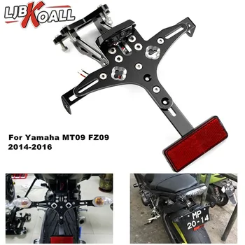 Plaka tutucu Yamaha MT - 09 FZ için led ışık-09 2014 2015 2016 MT09 FZ09 MT FZ 09 Tracer 900 Kuyruk Düzenli Çamurluk Eliminator