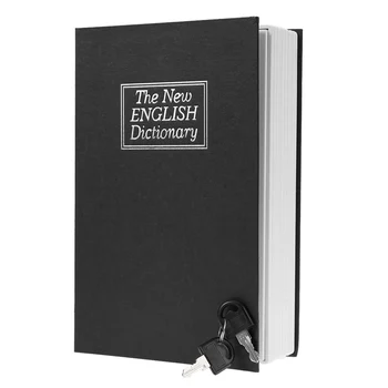Yaratıcı İngilizce Sözlük Şekli para kumbarası Güvenli Kitap Sikke Kumbara Anahtar Nakit Para Tasarrufu Kutuları Süsler