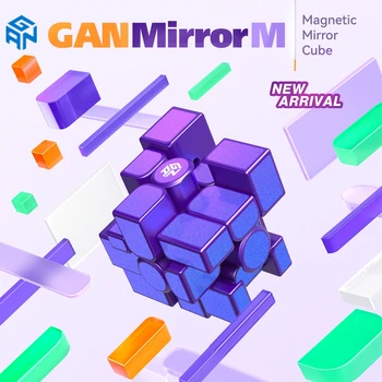 Gan Ayna UV 3X3 Manyetik Profesyonel Bulmaca Oyuncaklar Döküm Kaplı çocuk Hediyeleri Gan Ayna M Stres rahatlatıcı oyuncaklar Yetişkin