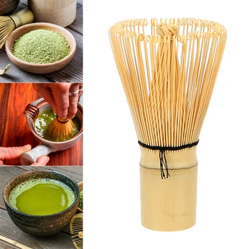 HILIFE Mutfak Aksesuarları Japon Töreni Bambu Chasen Teaware 100 toz yeşil çay Çay Tozu Çırpma Çay Fırça Çay Aracı