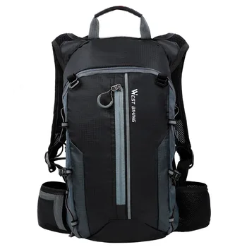 1 ADET 10 Lportable Sürme Sırt çantası su geçirmez MTB bisiklet sırt çantası ışık eğlence seyahat çantası katlanır tırmanma kılıfı Hidrasyon Sırt çantası