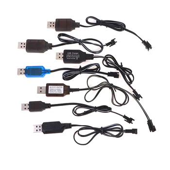 Yüksek Kaliteli 3.6-9.6 V 250mA NiMH/NiCd Pil USB şarj aleti Kablosu SM 2P İleri Fiş Uzaktan Kumanda Araba USB şarj aleti Elektrikli Oyuncak~