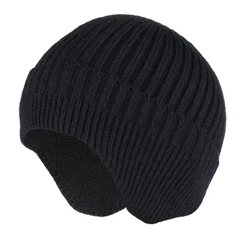 2020 Yeni Sıcak Satış kulak koruyucu Kış Şapka Şık Yumuşak Bere şapka Erkekler Kadınlar için Klasik Örgü Kış Kulaklığı Şapka Sıcak Kap Kulaklar