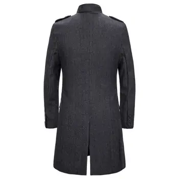 Moda Erkek Ceket Süper Yumuşak Çizgili Yıkanabilir Düz Renk Patchwork Trençkot Erkek Dış Giyim Ceket Soyunma