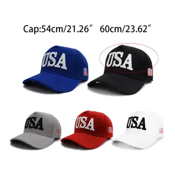 Unisex Açık Başkan Trump 2020 Kampanyası beyzbol şapkası ABD 45 Amerikan Bayrağı 3D İşlemeli Ayarlanabilir Snapback şoför şapkası
