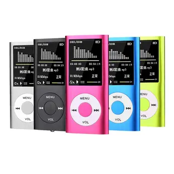 1.8 inç Mp3 Çalar Müzik Çalma Dahili Bellek FM Radyo Video Kaydedici E-kitap Çalar Kulaklık İle USB kablosu