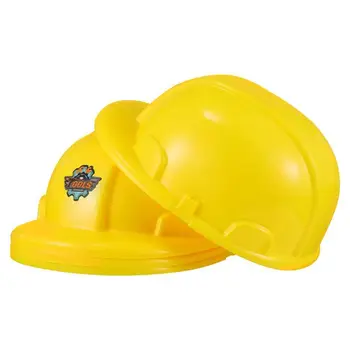 4 adet Güvenlik Koruyucu Baret İnşaat İş Güvenliği Ekipmanları İşçi Koruyucu Kask Kapağı Plastik Çocuk Şapka Oyuncaklar