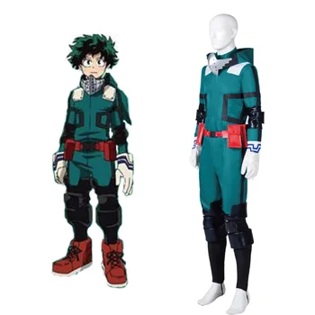 My Hero Academia Savaş Takım Elbise Encanto Yeşil Vadi Deku Çünkü Üniforma Kadın Erkek Oyun Giysileri Anime Cosplay Kostümleri Takım Elbise