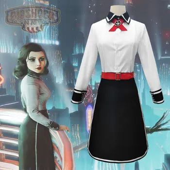 Oyun BioShock Infinite Cosplay Kostümleri Elizabeth Kıyafet Cadılar Bayramı Anime Kadın Üniformaları Oyun Karakteri Karnaval Parti Giyim