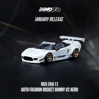 INNO 1: 64 NSX Na1 V2 Pandem Roket Tavşan AERO Alaşım Diorama Araba Modeli Koleksiyonu Minyatür Carros Oyuncaklar