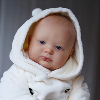 23 İnç Kiti Reborn Beyaz Joseph Uyku Gerçekçi Gerçek Vinil Yeniden Doğmuş Kiti Boyasız Bitmemiş Boş Bebek Kiti