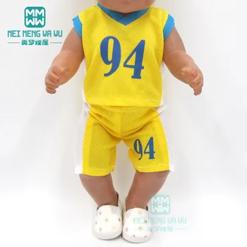 Bebek giysileri için fit 43 cm oyuncak yeni doğan bebek bebek Forması, erkek günlük giysi oyuncaklar Doğum Günü