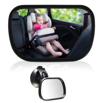360 Derece Ayarlanabilir Vantuz Ayna Araba Güvenlik Arka koltuk aynası bebek araba aynası Çocuk Bakan Arka Güvenlik Çocuk Monitörü