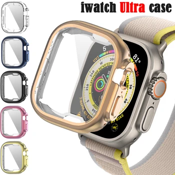 Ekran Koruyucu İçin Apple Watch Ultra Kılıf Tam Yumuşak Temizle TPU tampon Şeffaf Kapak aksesuarları iwatch serisi Ultra 49mm
