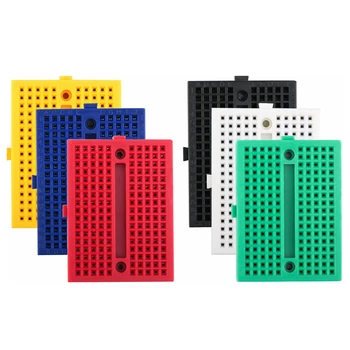 Breadboard 170 kravat Noktaları Mini ekmek tahtası kiti Arduino için Proto Kalkanı Dağıtım Bağlantı Blokları